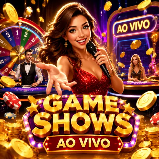 Game shows com crupiê ao vivo em estúdio